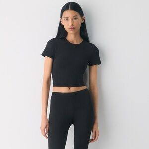 010 BABATON Women’s Original Contour Marvel Crew Waist T-Shirt - Black, Small